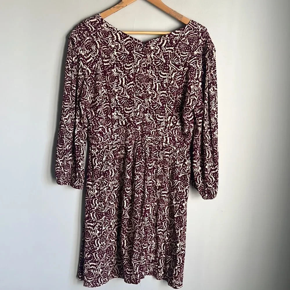 Ba&Sh Lia Printed Mini Dress in raisin - Picture 3 of 15
